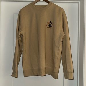 Obey tan sweatshirt with duck